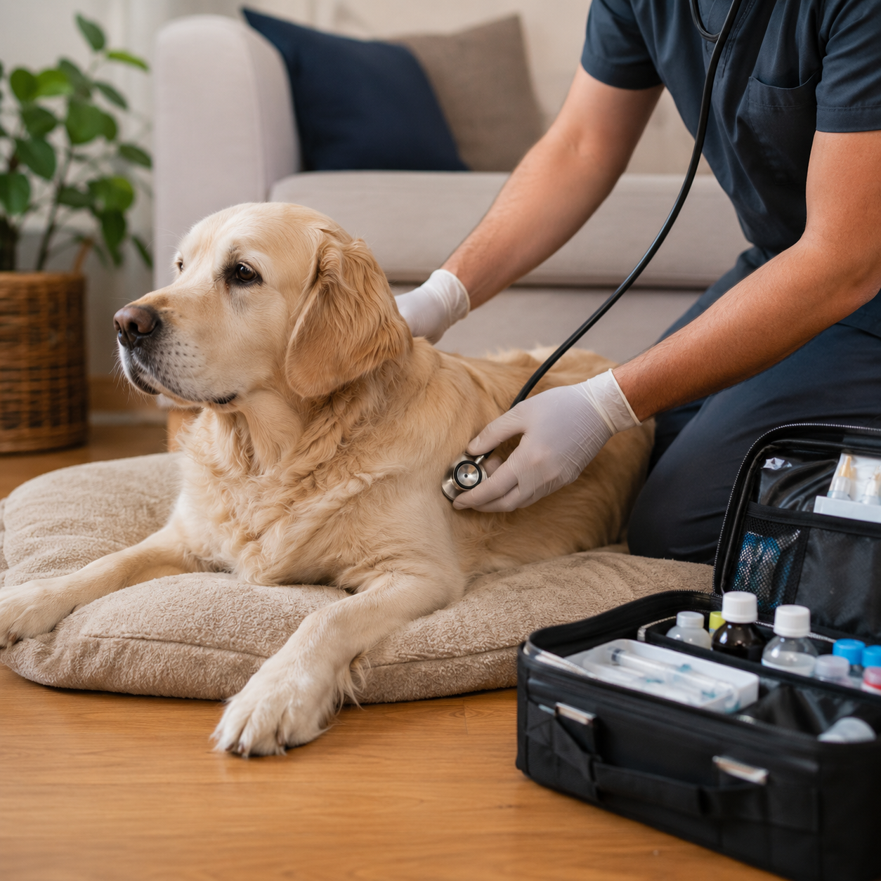 Atendimento veterinário a domicílio na União Pet em São Bento do Sul